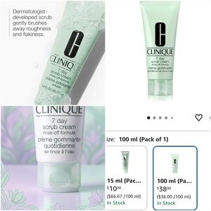 Clinique**NEW** Exfoliating Scrub Cream